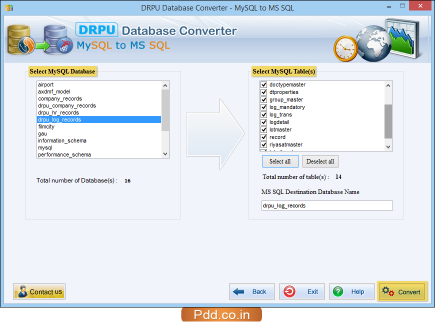 Select MySQL Database